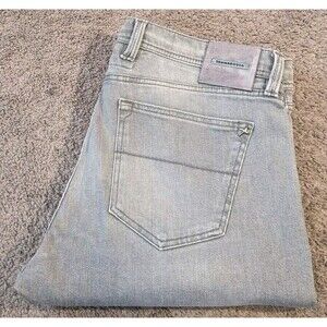 Men's Sartoria Tramarossa Michelangelo Soft Touch Gray Jeans Size 36x29